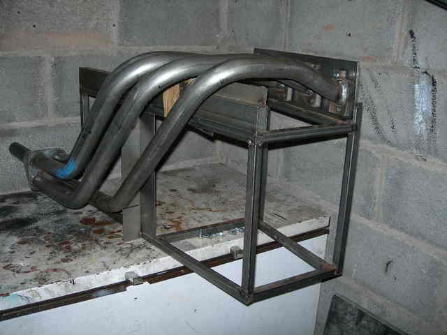 Exhaust Manifold in Jig